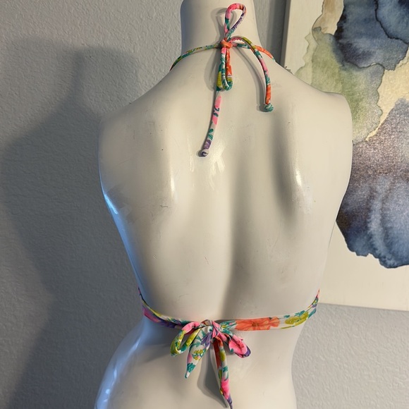 Victoria’s Secret floral multicolor bikini top - Picture 3 of 4